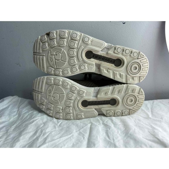 Adidas ZX Flux Torsion Sneaker Shoes Men's Size 12 Green Knit Casual Run Active - Picture 5 of 6